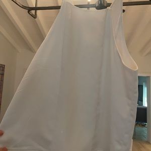 Parker white silk top in size xs